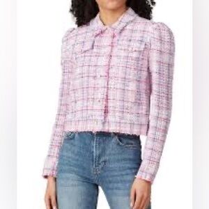 GENERATION LOVE TWEED BLAZER SET MATCHING SKIRT ON PROFILE